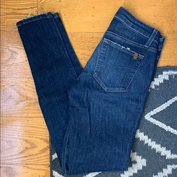Joe's Jeans Jeans Joes Jean In Dark Wash With Light Destruction Poshmark